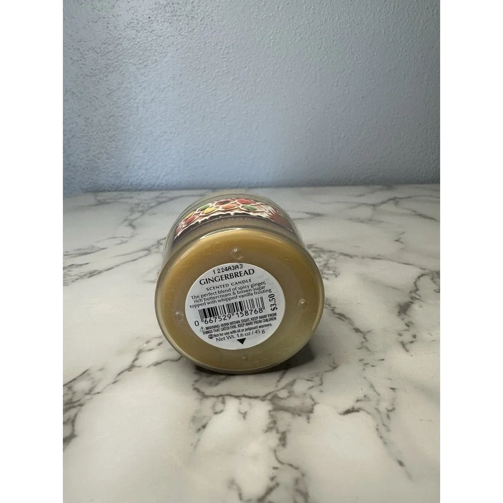 3 Bath & Body Slatkin &‎ Co Mini Holiday Scent Candles. Gingerbread. 1.6oz